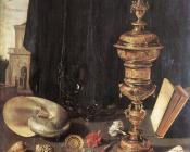 Still Life with Great Golden Goblet - 彼得·克莱兹